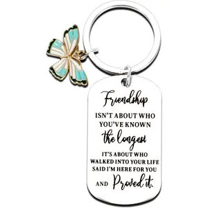 Friendship Gifts for n - Inspirational Keychains for Christmas & Birthday