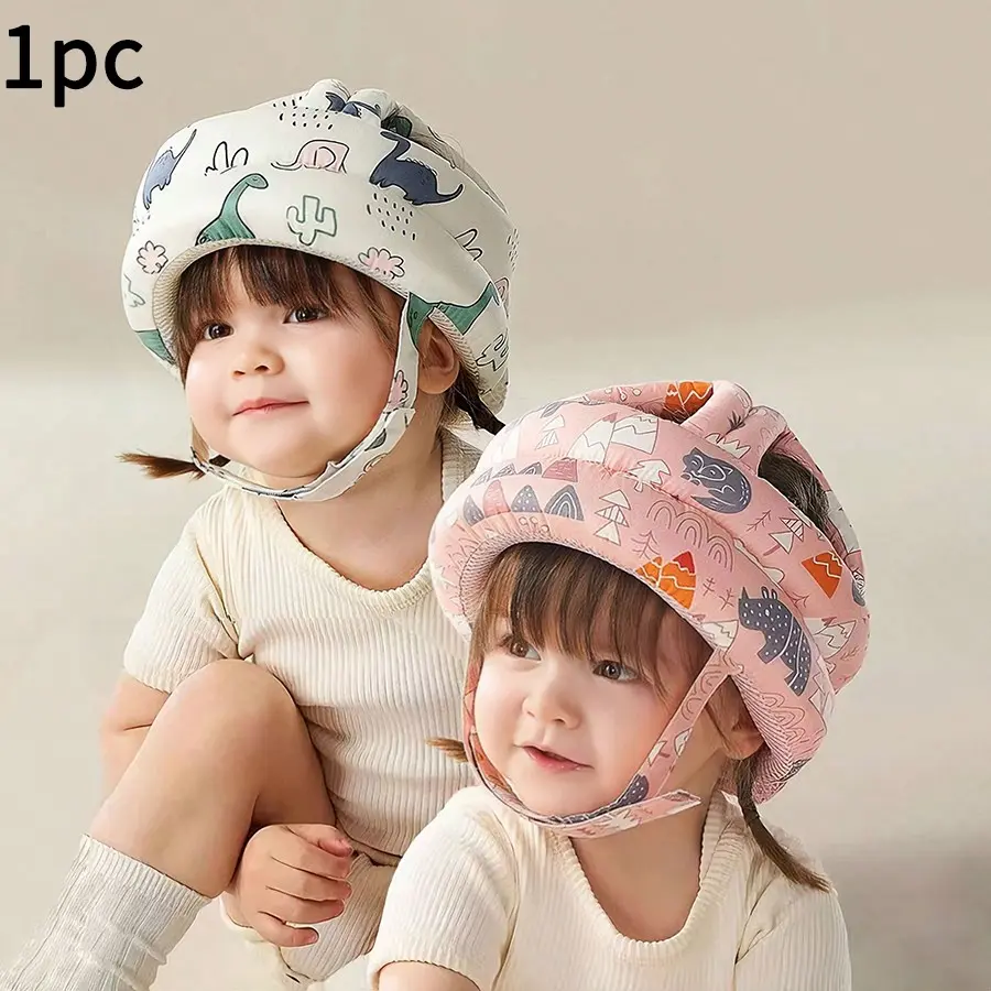Baby Learning Walk Head Cushion Pad, 360° Soft Filling Comfortable Cute Helmet Cap, Infant Newborn Crawling Walking Aid, Perfect Gift for Babies