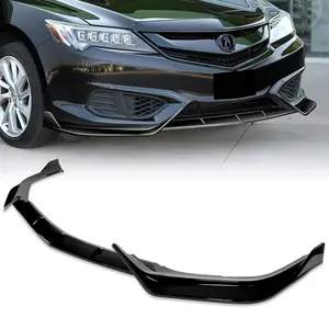 STP-Style Front Bumper Lip Body Kit Spoiler Compatible with 2016 - 2018 Acura ILX Sedan Bumper
