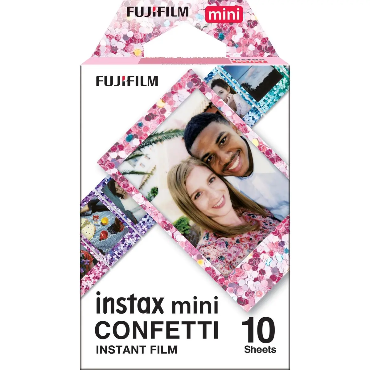 Fujifilm Instax Mini Confetti Instant Color Film, 10 Exposures