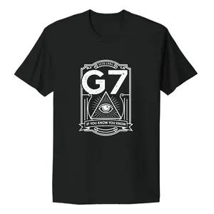 Group 7 ( G7) Third-Eye Unisex T-shirt- Infused With  Clear Quartz - Group 7 - If You Know You Know - Graphic T-shirt, Cotton Tshirt