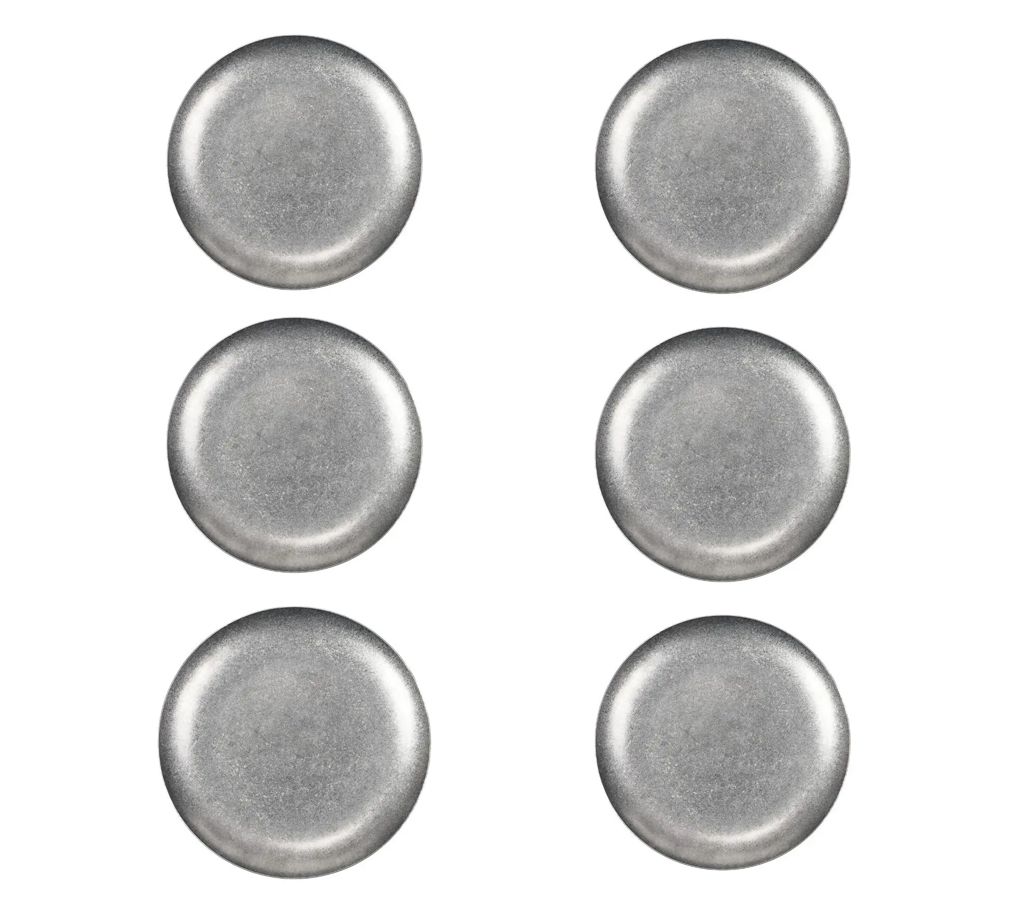 10 Strawberry Street Set of 6 Moab Dinnerware,11.75" Round