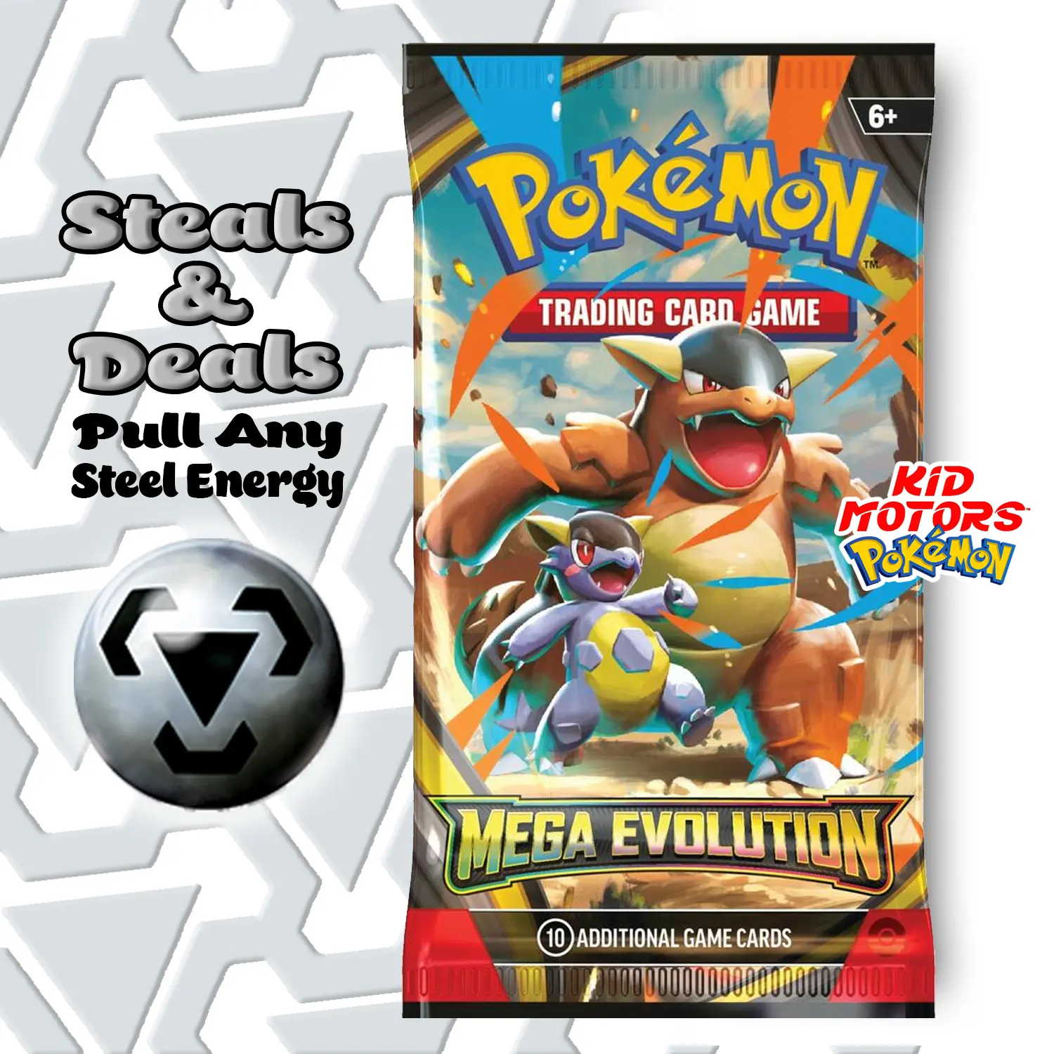 10 x Pokemon Mega Evolutions Booster Pack