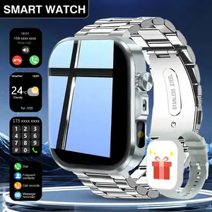 Smartwatch - Wireless Call Answer/Dial, Message Notification & Alert, Multiple Sports Modes for Outdoor, Weather Update, Wireless Connection, Unisex, Daily Wear Essential