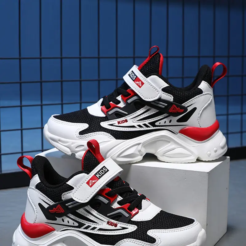 Spring & Fall Dad Shoes, Mesh Upper with Leather Lining, Soft Comfortable Wear-Resistant Sole, Adjustable Velcro, Fashion Casual Athletic Trainer Sneakers, Sporty Casual Shoes, Sports Shoes