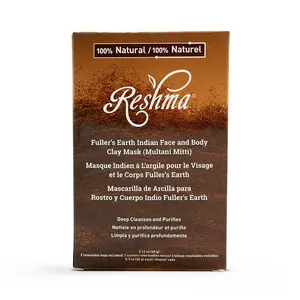 Reshma Beauty Multani Mitti - Fuller's Earth Face& Body Mask- Deep Cleansing & Purifying Clay Skincare