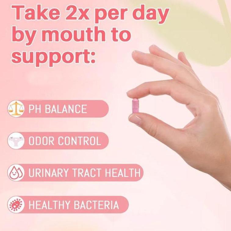 daily nutrient support  Eliminate odors down there repair and maintain healthy ph levels Gluten Free Vegan Non-GMO Steady Release 1 Month Pack edible dietary