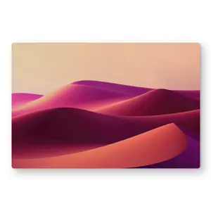 Conscious Sales C1MP2436TULYOL 24 x 36 in. Deep Dunes - Beige Metal Print Wall Art for Elegant Home Decor