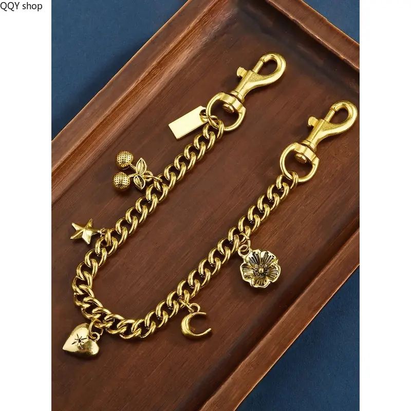 2026 New Sakura Flower Bag Chain, Elegant Adjustable Bag Strap Charm, Trendy Versatile Floral Bag Pendant, Classic Plain Pattern Fashion Accessory, All-match Daily Ornament Suitable for Women Casual Outfits, Handbag Decoration and All Seasons Stylish Matc