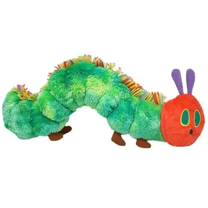 22CM Caterpillar Soft Toy Green Cotton Caterpillar Plush Animal Dolls Lovely Very Hungry Creative Gift Home Decoration