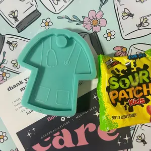 40 oz ONLY Nurse Scrubs S Tumbler Lid Plate Topper Silicone Mold