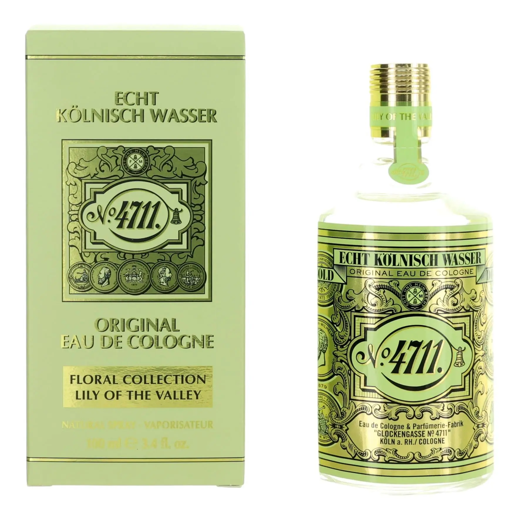 4711 Floral Collection Lily-of-Valley Floral Blend Unisex 3.4oz Eau De Cologne (EDC) Spray