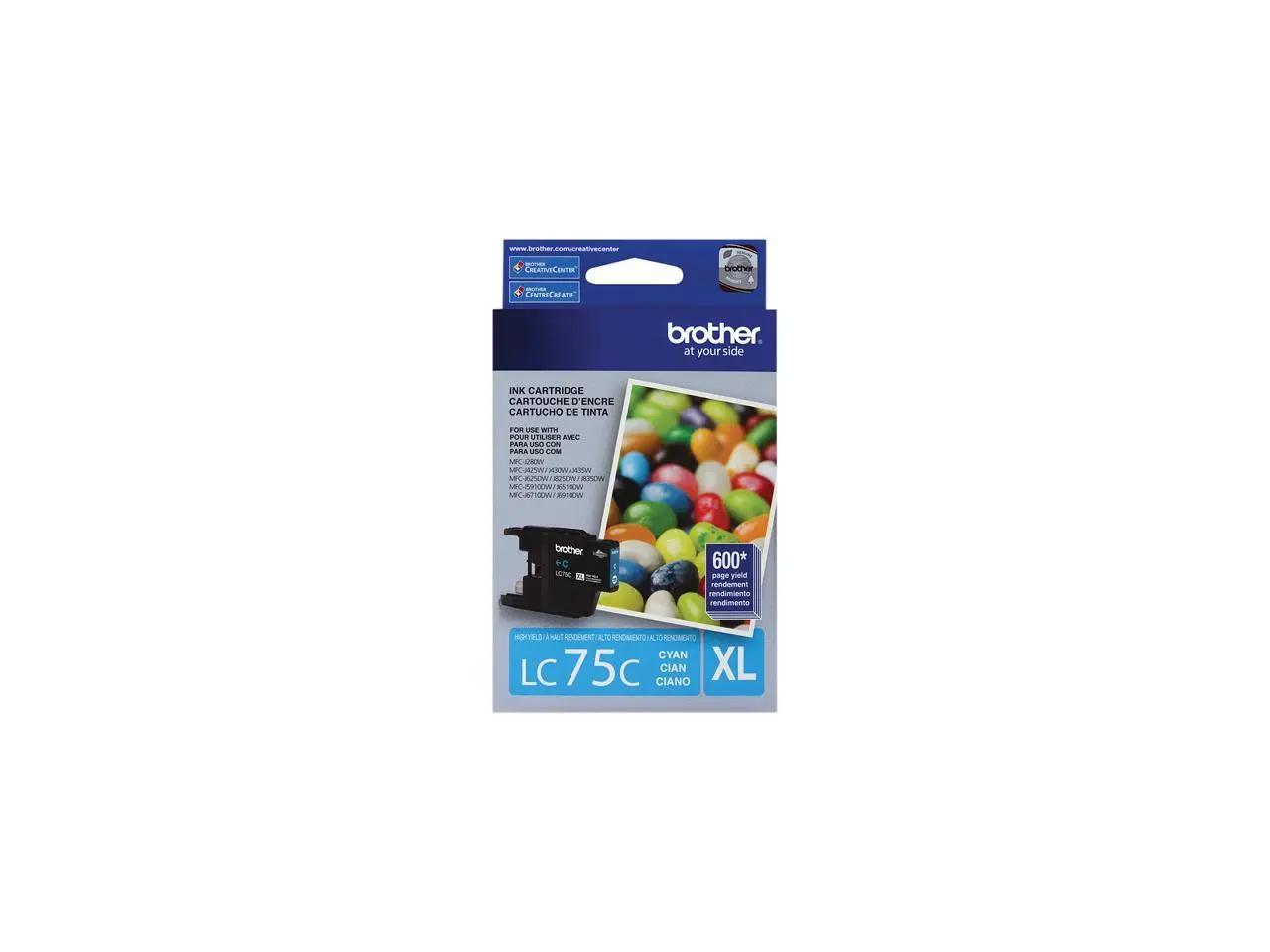 Brother LC75C High Yield Innobella Ink Cartridge - Cyan