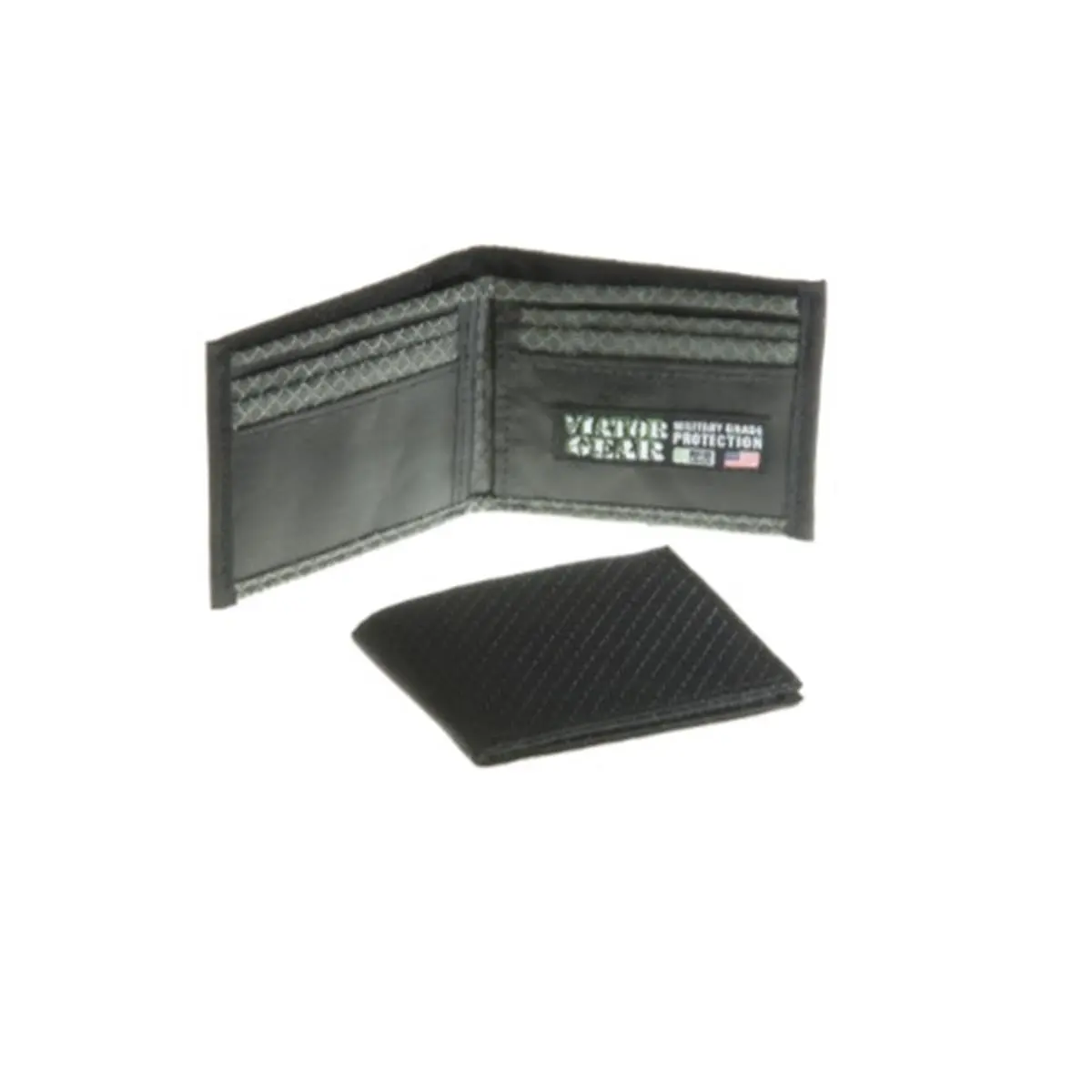 212 MAIN Viator Gear Anti-Theft Men's Wallet - Military Grade RFID Shield, Armor Frame, Super Bondcote Design, Rip-Stop Nylon Blend, Horizontal Pockets, Identity Safe, Made in USA, Airport-Friendly, Anti-Theft Pockets Men's Wallets