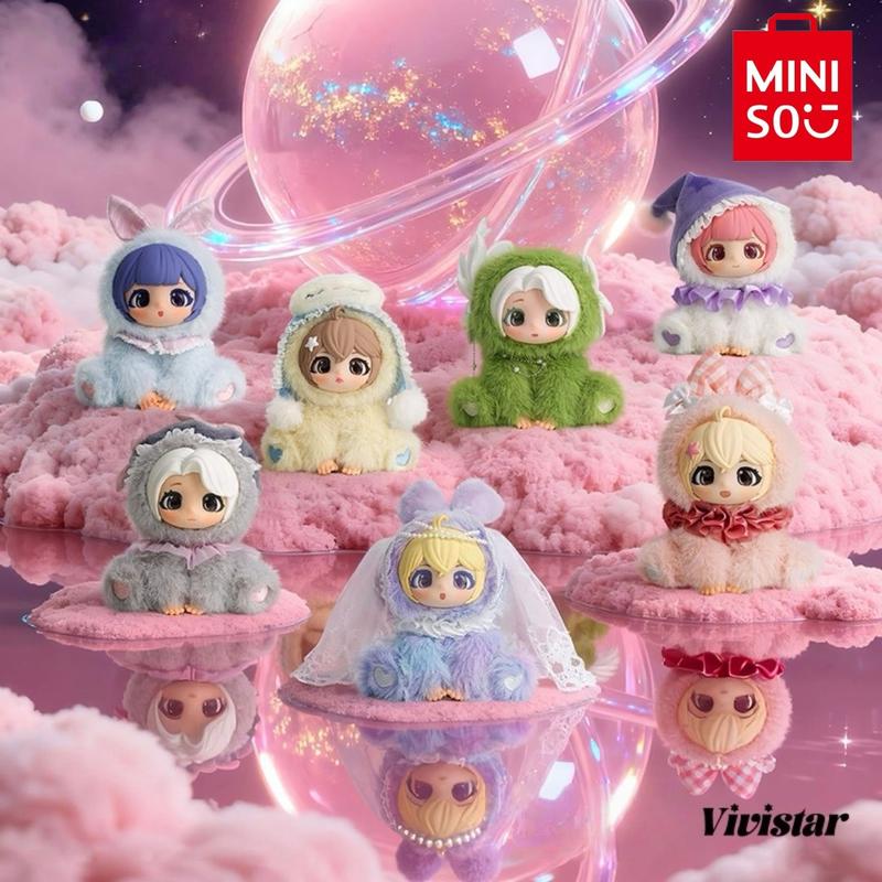 MINISO Vivistar Daily Life Series Figurines | Cute Collectible Desk Decor | Holiday Gift for Anime & Kawaii Lovers | Adorable Ornament for Home & Office