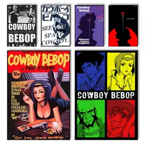 A-Anime Cowboy Bebop Poster Wall art print art suitable for living room bedroom bar parlor home decoration gift