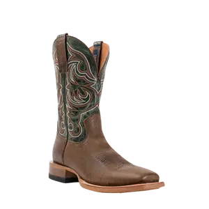 Hyer Men's Tan/Green Bucklin Boots