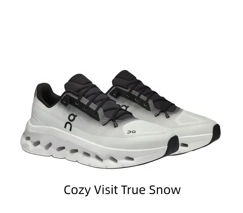 All Season Lightweight Gradient Knit Mesh Hollow Platform Running Sneakers, Ultra Soft Foam Cushion Wave Hollow Thick Midsole, White Gray Color Block Anti Slip Rubber Outsole