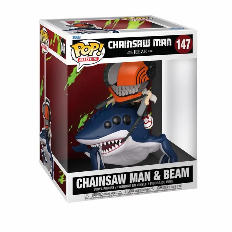 CHAINSAW MAN Funko Ride Deluxe Chainsaw Man & Beam 147