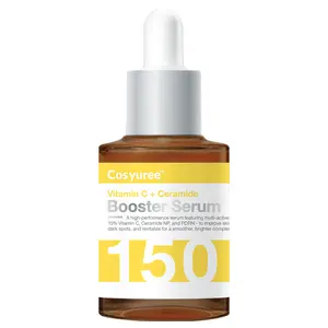 [Cosyuree] Vitamin C + Ceramide NP Booster Serum for Brightening, Even Skin Tone & Skin Rejuvenation | Capsule Ampoule | Korean Skincare Antioxidant Formula