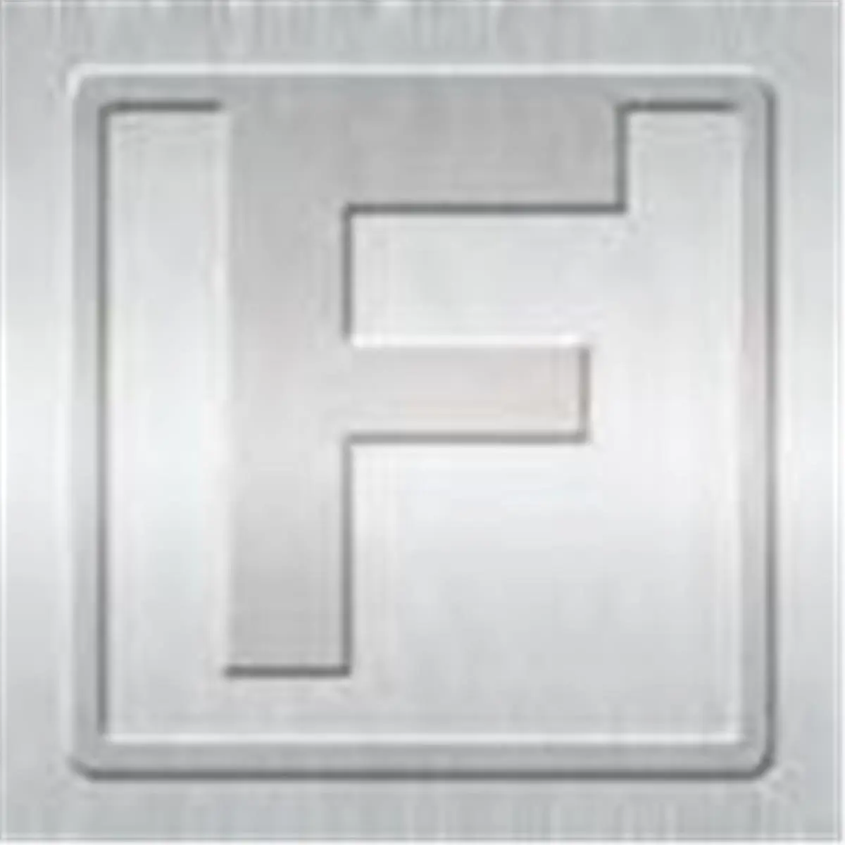 212 MAIN Metallic Silver Stainless Steel Helvetica Font Clip-On Letter F Bookmark - Office Stationery, Clarity & Concise Precision Design, Cool Typographers’ Statement, 18.9x15.35x7.48in, for Indexing & Page Marking