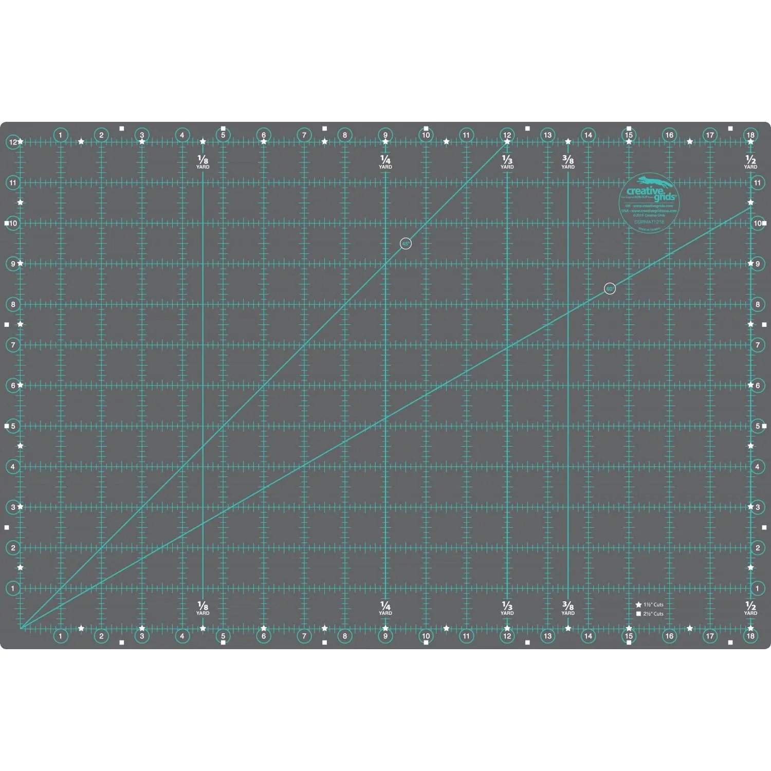 Creative Grids Cutting Mat 12" x 18" CGRMAT1218 Creative Grids Cutting Mat 12" x 18" CGRMAT1218