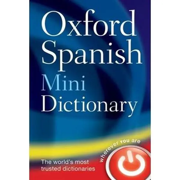 Used Oxford Spanish Mini Dictionary - 4th Edition by Nicholas Rollin, Flexibound Language Learning Tool for School & Office Educational Supplies