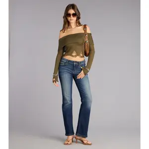 Effortlessly Cool Mid-Rise Flare Jeans
