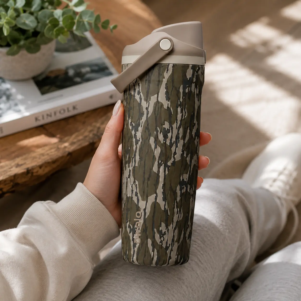[On Sale] Owala 30oz Mossy Oak Camo Tumbler | Double Wall Vacuum Insulated Stainless Steel Cup for Everyday Hydration