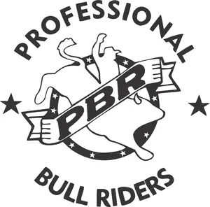 PBR Professional Bull Laptop Rodeo Cowboy Car Truck Window Vinyl Decal Sticker