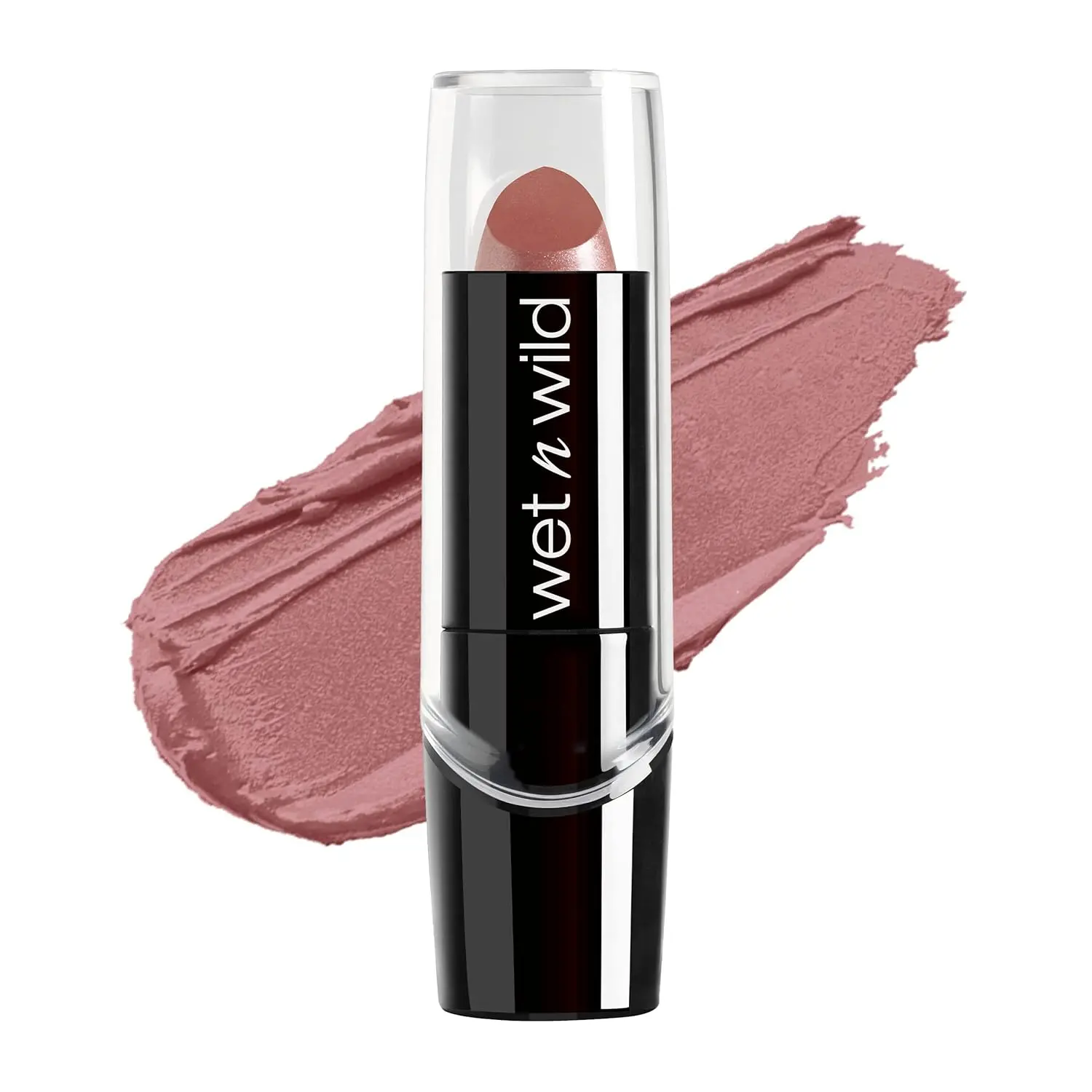 Silk Finish Lipstick, Hydrating Rich Buildable Lip Color, Formulated with Vitamins A,E, & Macadamia for Ultimate Hydration, Cruelty-Free & Vegan - Dark Pink Frost