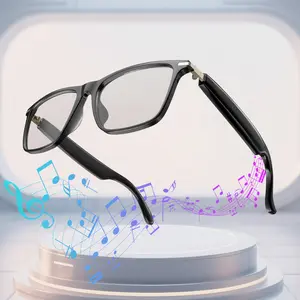Smart Audio Glasses M01 with Environmental Noise Cancellation, Bluetooth-compatible 5.4, Wireless Smart Glasses, Tr90 Frame, Ip67 Waterproof, 6 Hours Music Playback