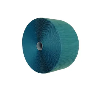 Tumbl Trak Hook Mat Fastener | 42' Long & 4" Wide | Hook Fastener for Carpet Bonded Foam Seams | for Gymnastics and Cheer Gym Floors (Teal)