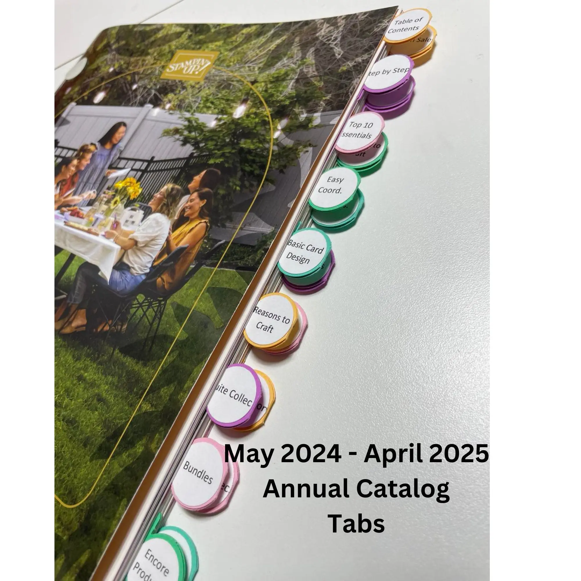 2024 - 2025 Stampin Up Catalog Idea Book Paper Cardstock Tool Category ...