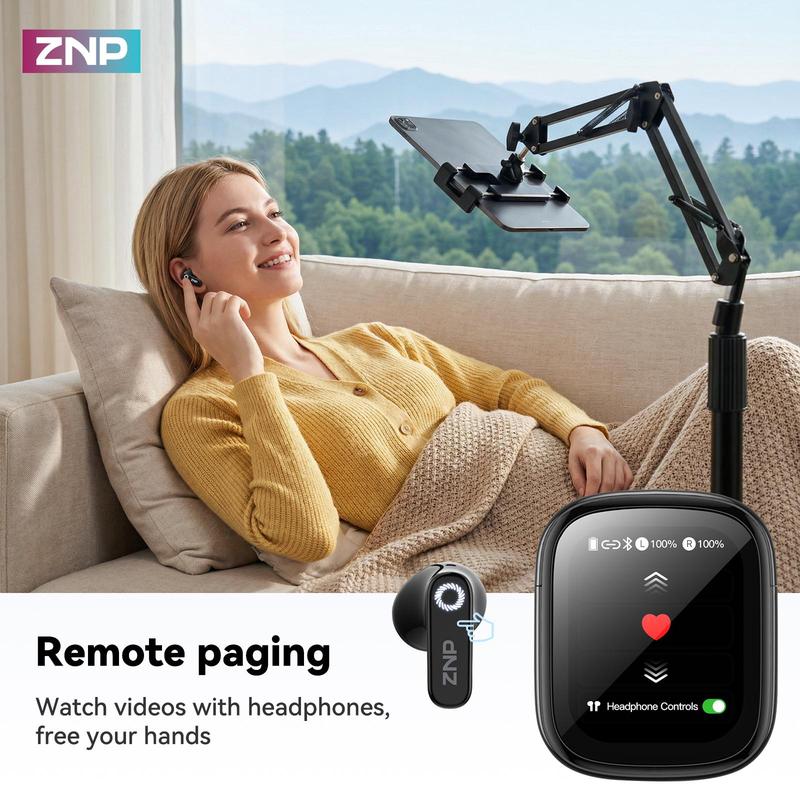 ZNP-N02 AI Intelligent Dialogue, AI Earphones: An AI robot designed for conversation, emotional companionship, and ease of use. Customizable character, suitable for both boys and girls. AI dialogue capabilities, suitable for games and learning.