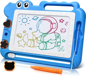 Ester gift-Magnetic Drawing Board – Toddler Doodle Pad for 2-4 Year Olds, Sketch & Write Toy Gift for Boys & Girls, Travel Game (Blue)