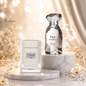 Khadlaj | Shiyaaka Snow + Arabiyat Marwa | Unisex Fragrance | Eau De Parfum | 100 ML | Bergamot - Pink Pepper - Cardamom Fragrance Notes