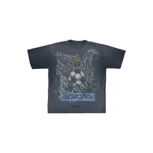 Travis Scott x FC Barcelona Washed Spray Logo Tee Black (men) by StockX