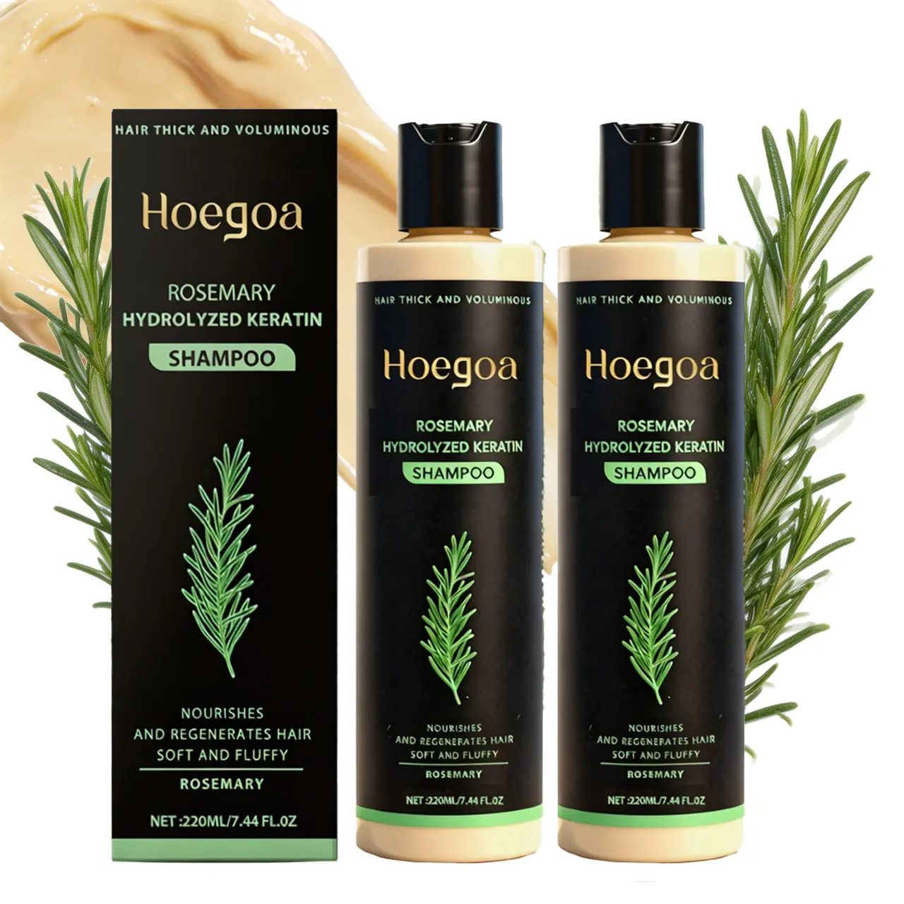 Rosemary shampoo promotes hair growth, controls oil, eliminates dandruff, soothes scalp irritation, and restores shine to your hair. It is specially formulated to help your hair hold its style better. irritated formula