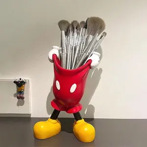 Personalized Pen Holder, Bedroom Makeup Brush Organizer, Desk Storage for Brushes and Eyebrow Pencils, Unique Stationery Container