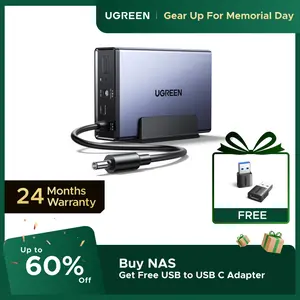 UGREEN NAS UPS, 120W DC Battery Backup and Surge Protector, 12000mAh Uninterruptible Battery Power Supply Only Compatible for UGREEN NAS DH2300, DH4300 Plus, DXP2800, DXP4800,DXP4800 Plus,DXP480T Plus,tiktokshopmemorialday