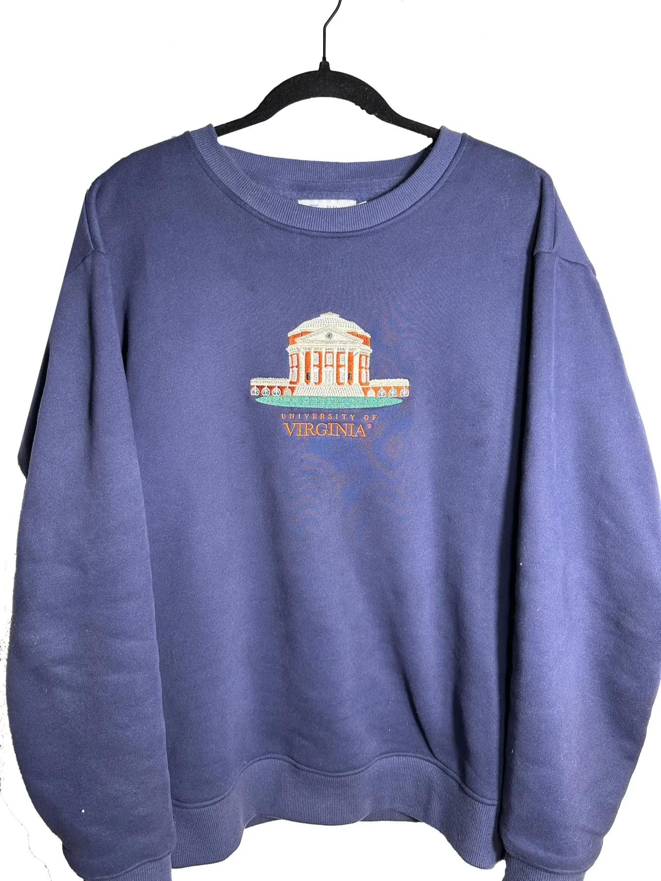 University of Virginia Embroidered Crewneck, College Embroidered Hoodie, College University High School Crewneck, Graduation Gift For Friend