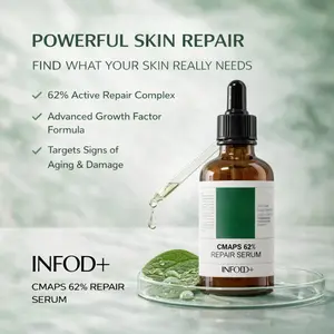 INFODPLUS Skin Maps Serum Collection - Repair, Firming, Brightening Face Serums for Sensitive, Aging, Dull Skin - 30ml