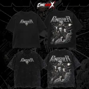 [ ComicWear X ] Frank Castle Premium Cotton T-Shirt V1 , The Punisher Fans T-Shirt, Punisher Fans Club T-Shirt, Dark Superhero T-Shirt, Comic Book Fans T-Shirt, Superhero Graphic Tee.