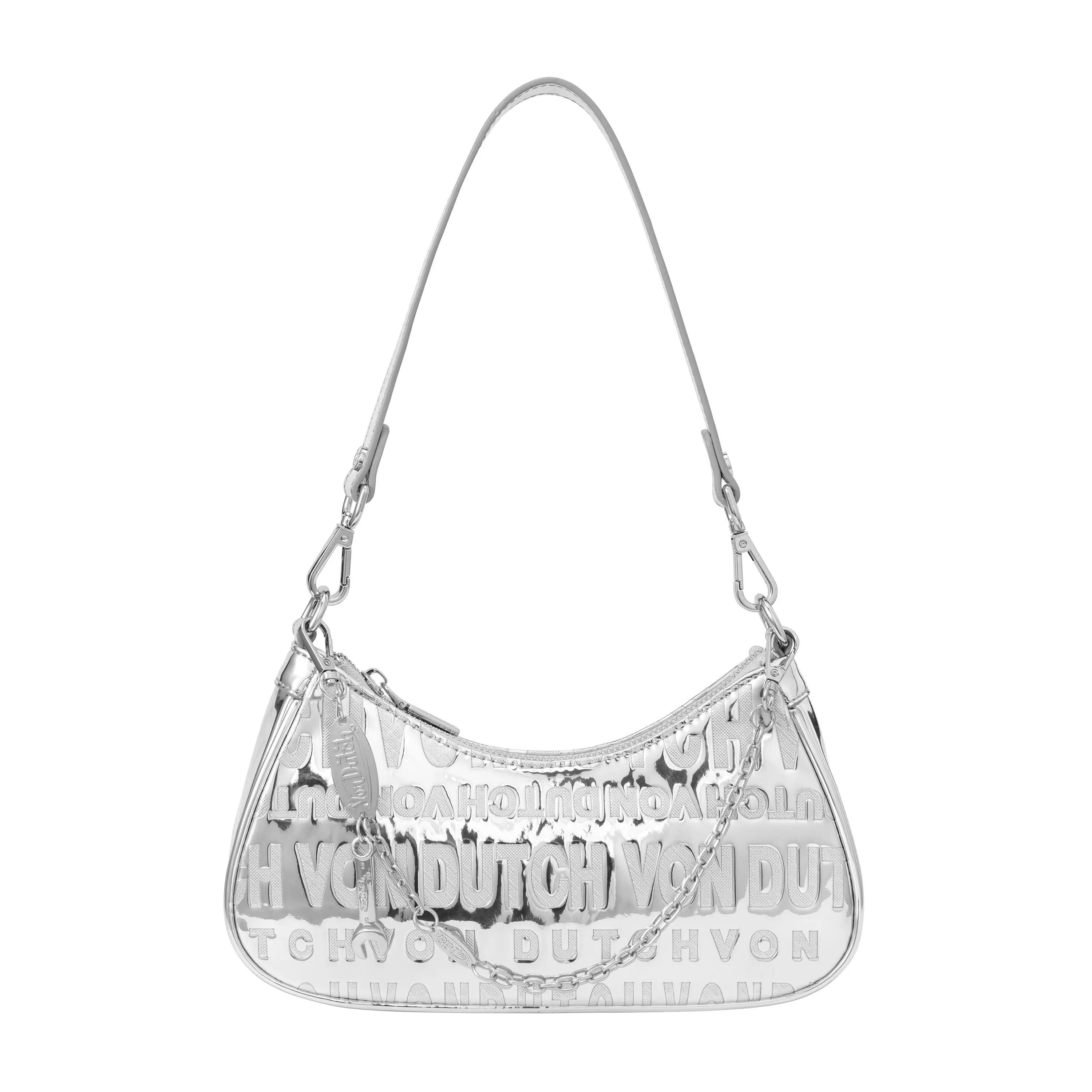 Silver Reflective Shoulder Bag