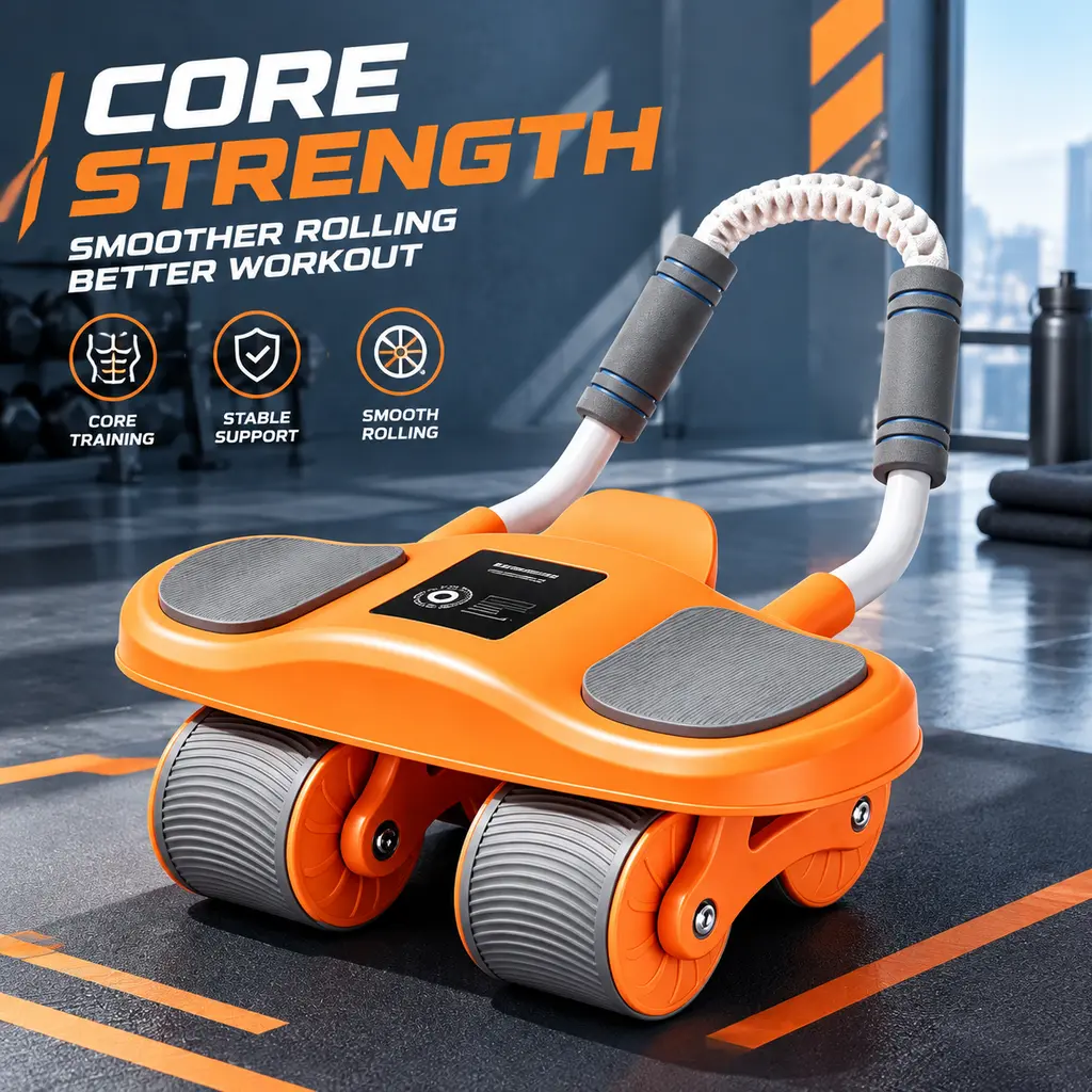 Stable Abdominal Exercise Roller for Fitness