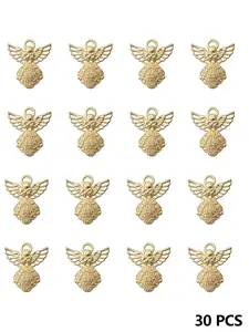 30pcs Angel Pendant Vintage Charm Set, DIY Jewelry Making Kit for Necklaces Bracelets Earrings Keychains Handmade Album Materials