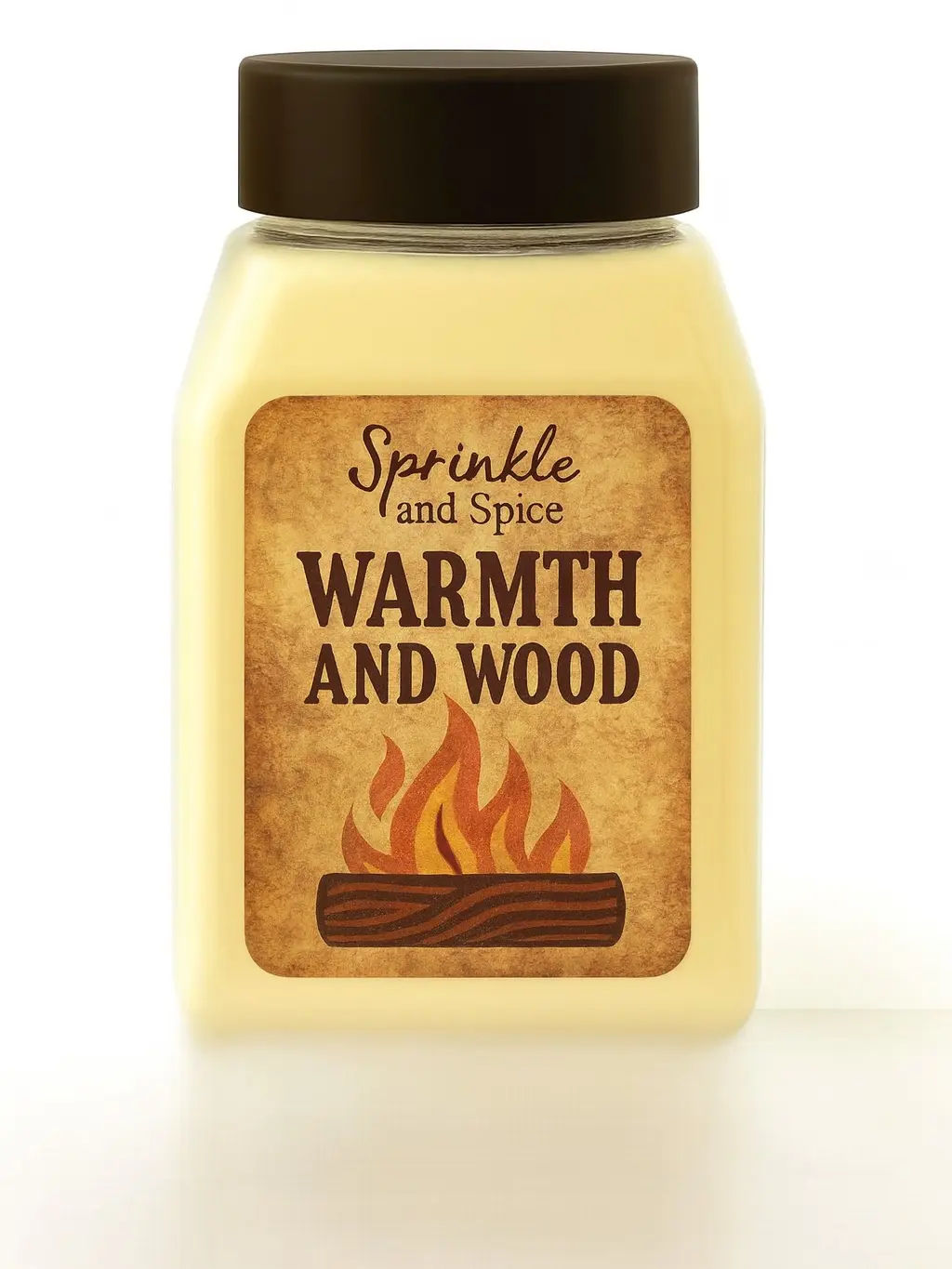 Sprinkle and Spice Vanilla-Scented Warmth-and-Wood Fragrance Carpet & Upholstery Refreshener Powder - Home Cleaning Products, Essential Oils Aromatherapy Deodorizer, Plastic Bottle Household Cleaner
