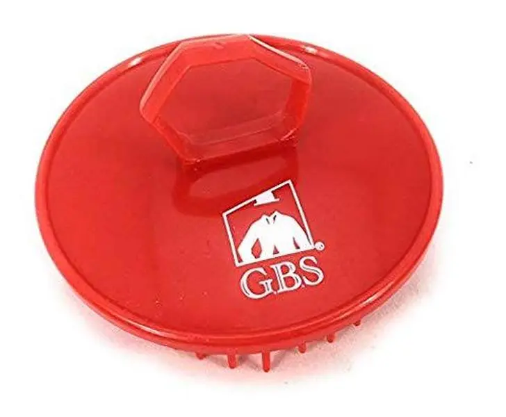 G.B.S Soft Red Scalp Massage Brush- Promotes Healthy Hair for Women & Men, Grooming, Massage Brush for Sensitive Scalp-Anti Dandruff, Scalp Care Brush, Hair Growth Accessories Plastic