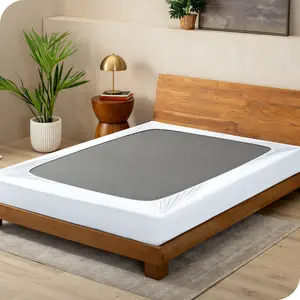 Bare Home Box Spring Cover - Stretchy Microfiber Wrap Around Box Spring Cover